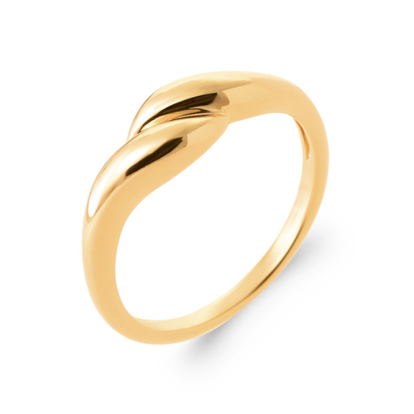 Bague plaqué Or 750 