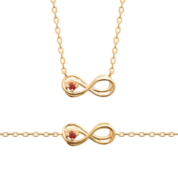 Collier plaqué Or 750 pierre(s) synthétique(s)