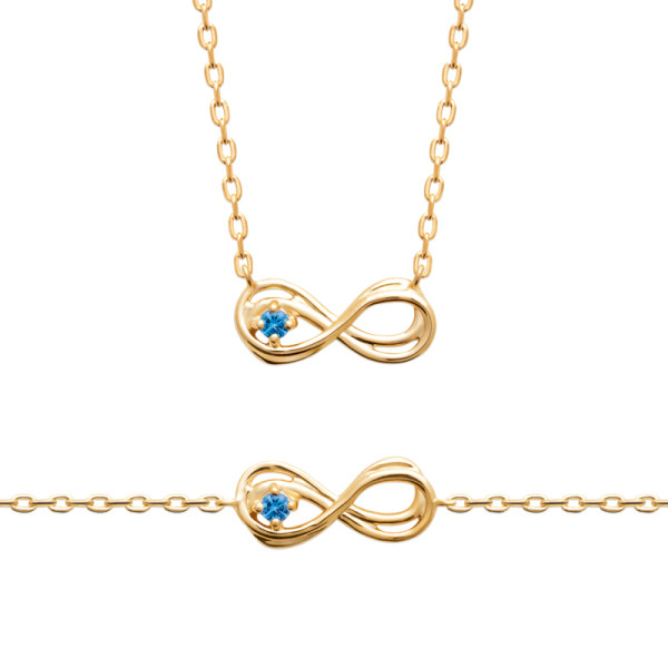 Collier plaqué Or 750 pierre(s) synthétique(s)