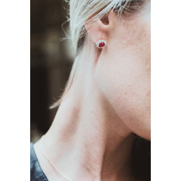 Boucles d'oreilles puces...