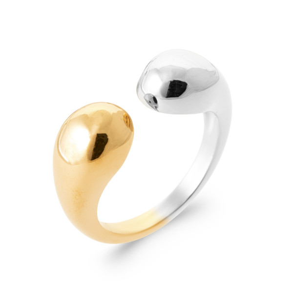 Bague plaqué Or 750 bic