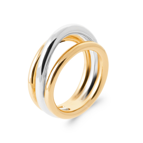 Bague plaqué Or 750 bic