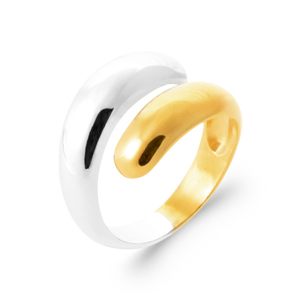 Bague plaqué Or 750 bic