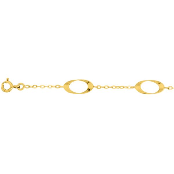 Bracelet Or Jaune 375 18cm