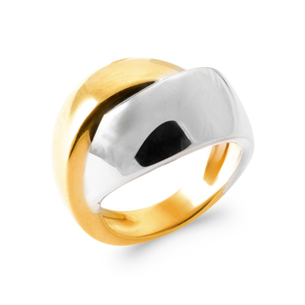 Bague plaqué Or 750 bic
