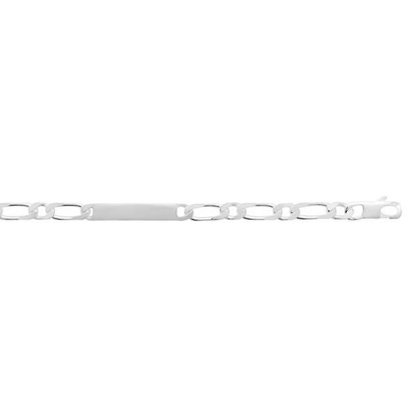 Identite argent 925 rhodié