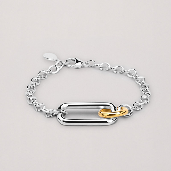 Bracelet keaton argent 925 et vermeil