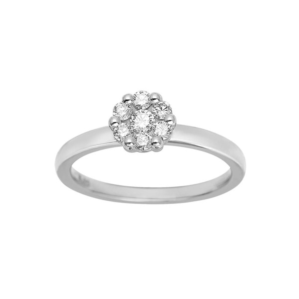 Bague diamant 0.30ct Or Blanc 750