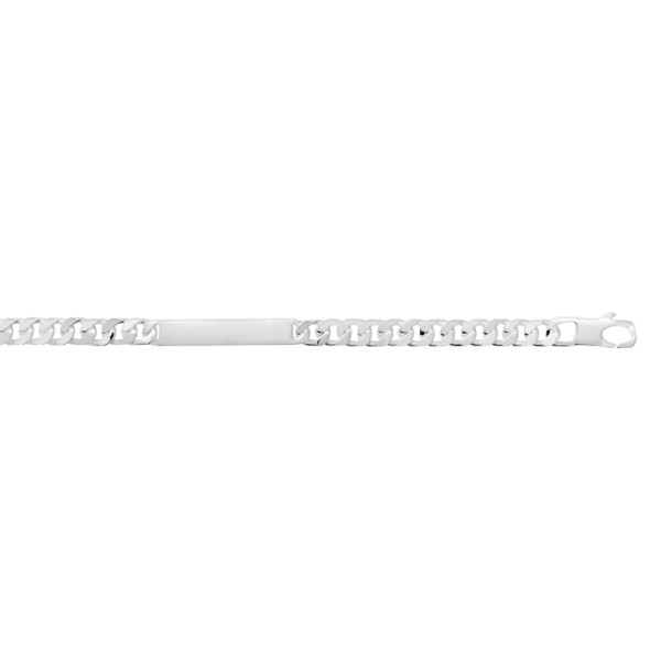 Identite argent 925 rhodié