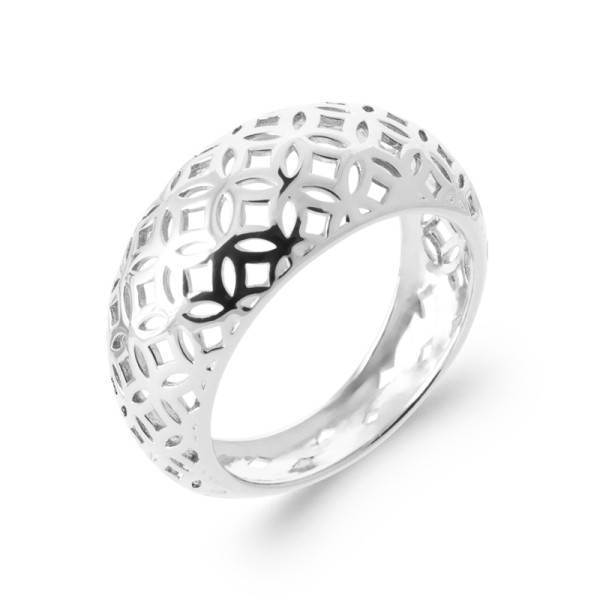 Bague argent 925 rhodié