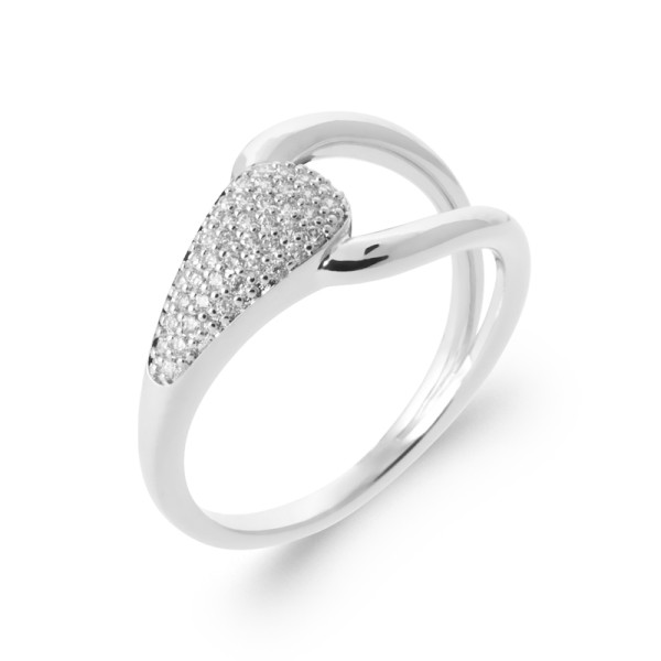 Bague argent 925 rhodié
