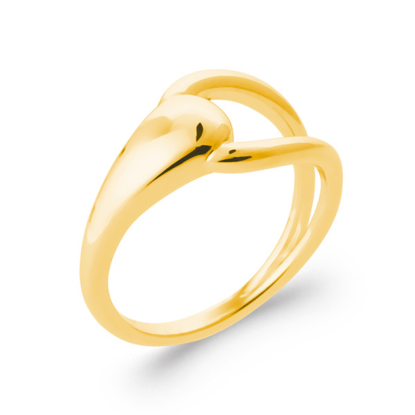 Bague plaqué Or 750 