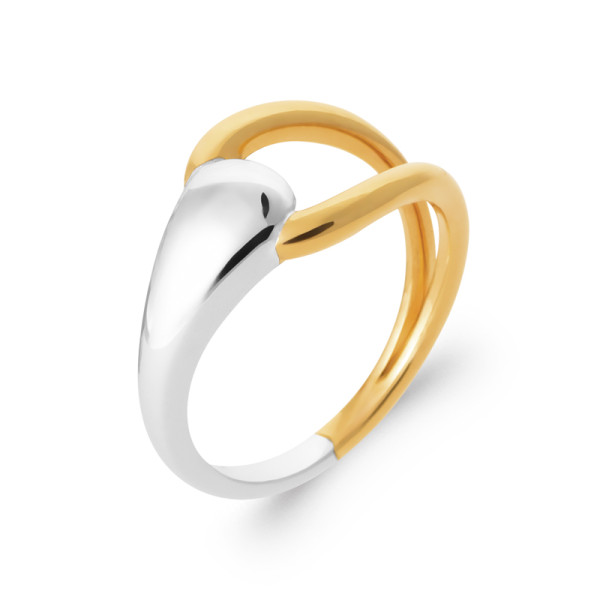 Bague plaqué Or 750 bic