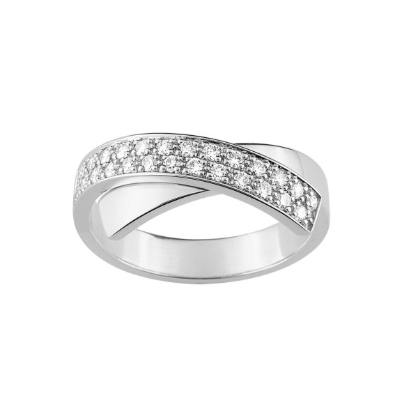 Bague diamant 0.28ct Or Blanc 750