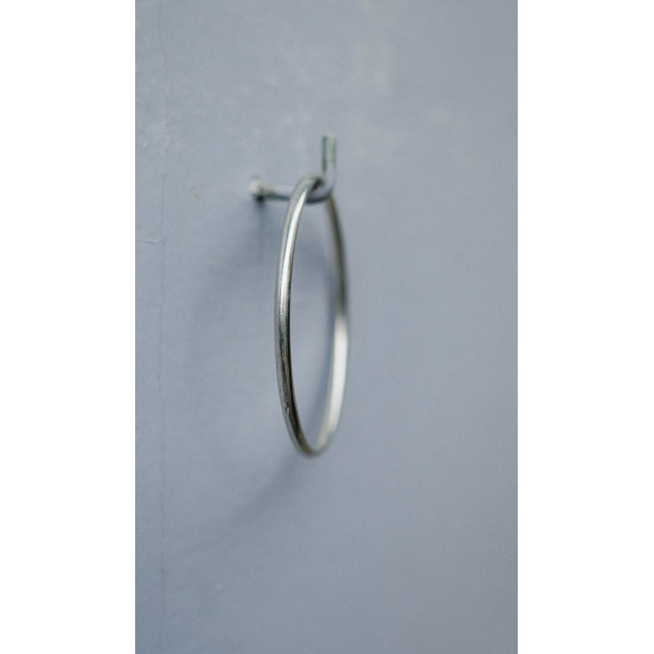 Jonc Fil Rond 3,5mm en Argent rhodié