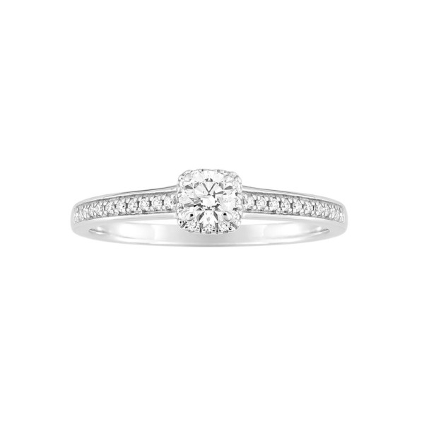 Bague diamant 0.30ct Or Blanc 750