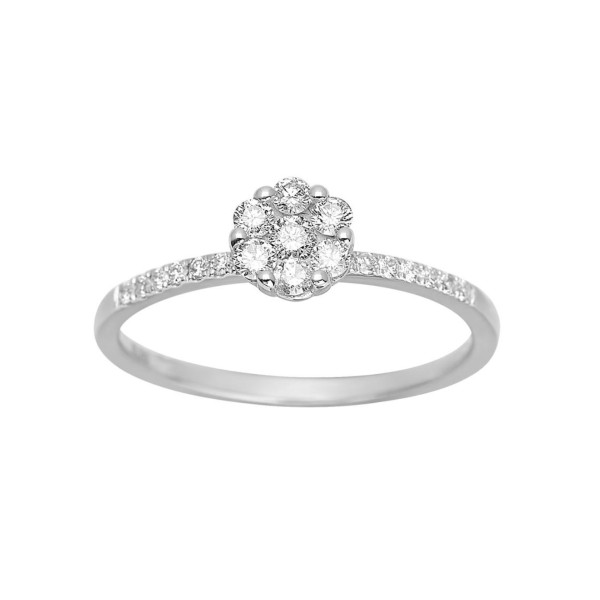 Bague diamant 0.30ct Or Blanc 750