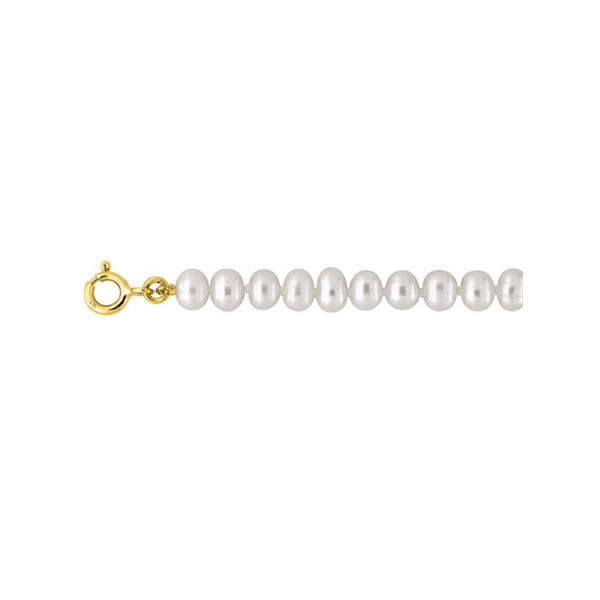 Bracelet perle de culture d'eau douce Or Jaune 375 18cm