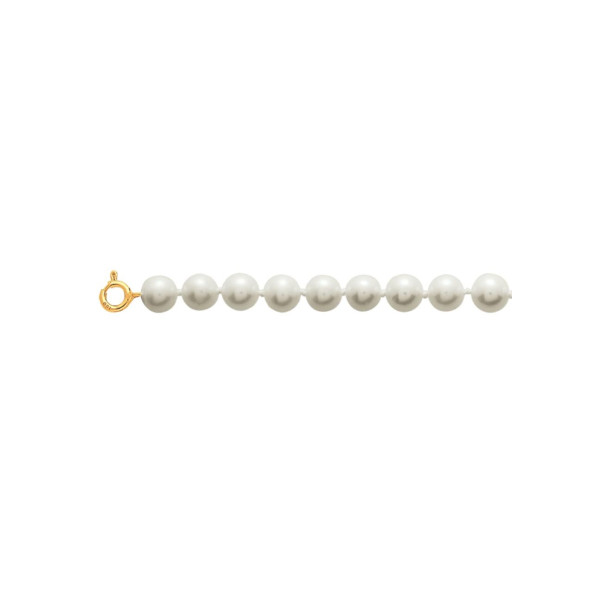 Bracelet perle de culture d'eau douce 6mm 18cm