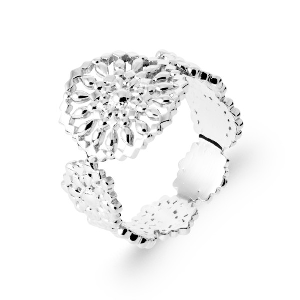 Bague argent 925 rhodié
