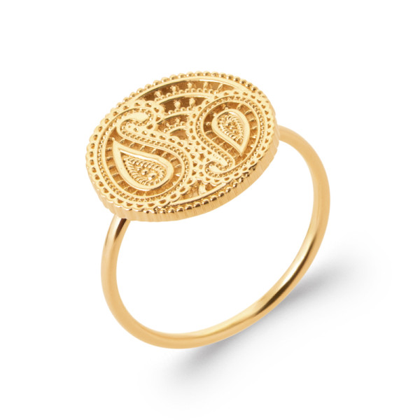 Bague plaqué Or 750 