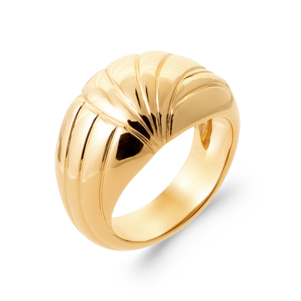 Bague plaqué Or 750 