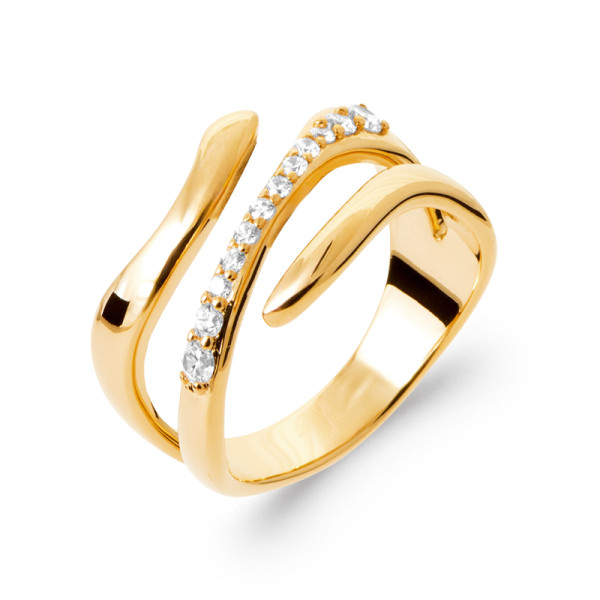 Bague plaqué Or 750...