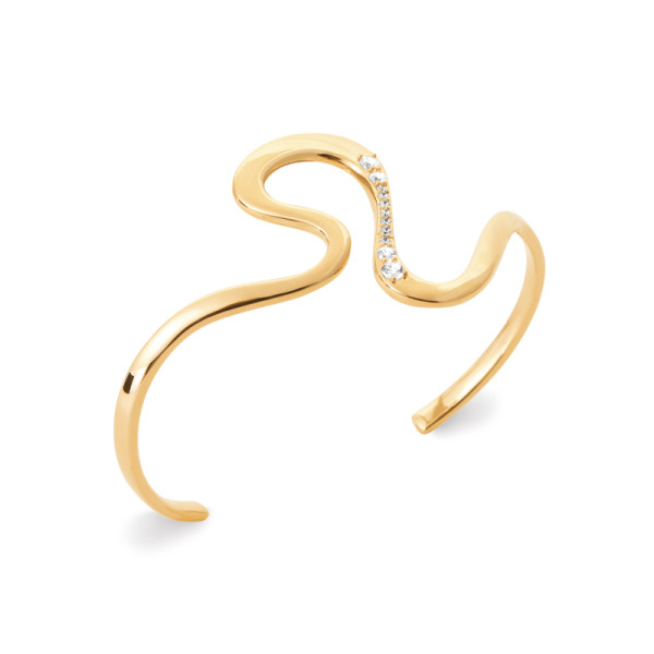 Jonc plaqué Or 750 oxyde(s)...