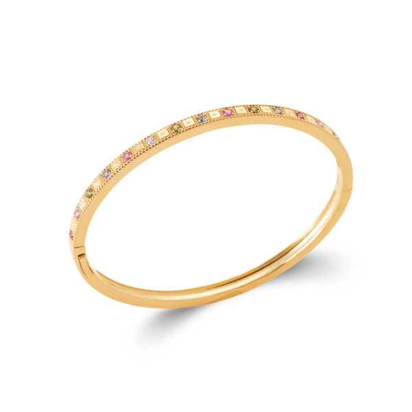 Jonc plaqué Or 750...