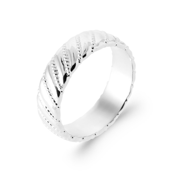 Bague argent 925 rhodié