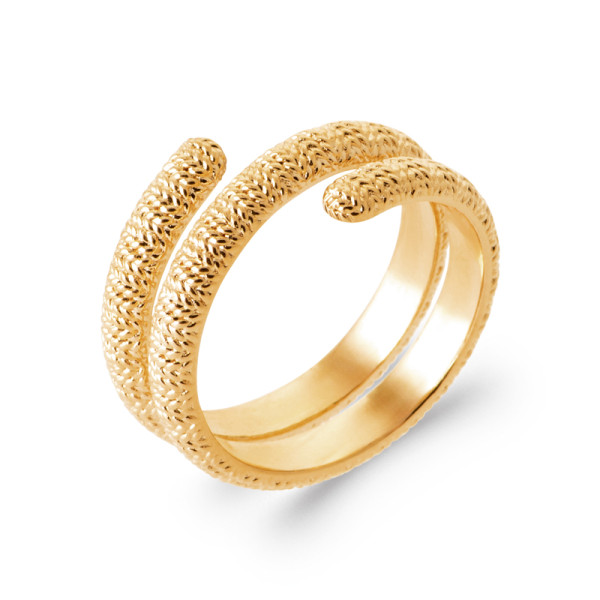 Bague plaqué Or 750 