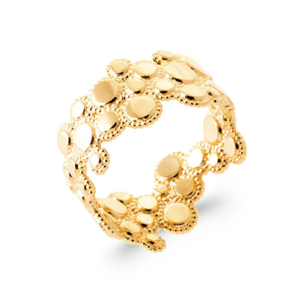 Bague plaqué Or 750 