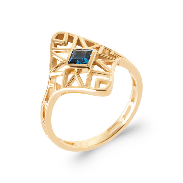 Bague plaqué Or 750...