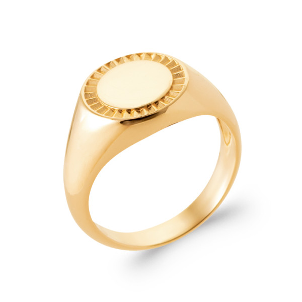 Bague plaqué Or 750 