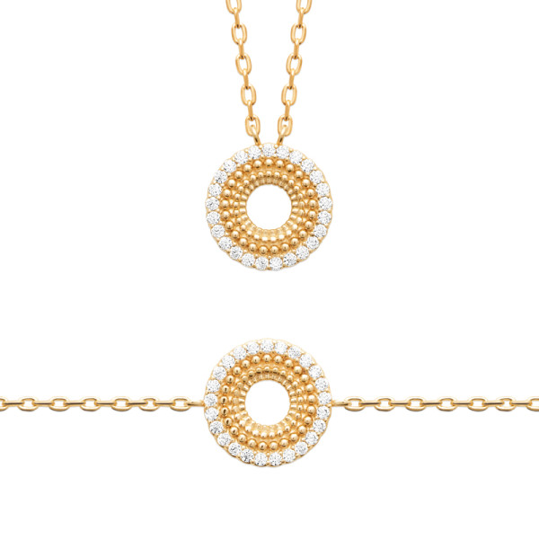 Collier plaqué Or 750...