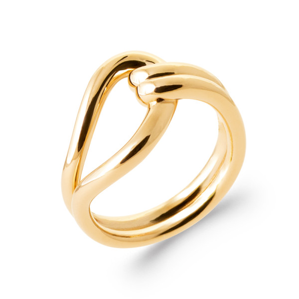 Bague plaqué Or 750 