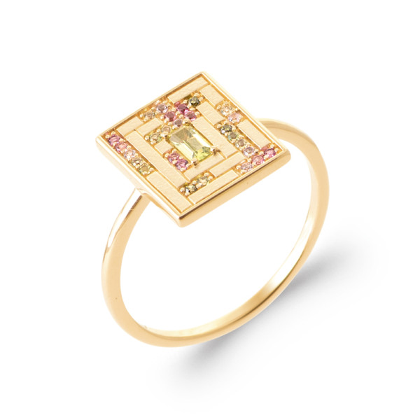 Bague plaqué Or 750...