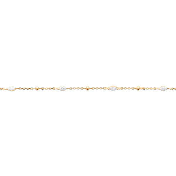 Bracelet plaqué Or 750...