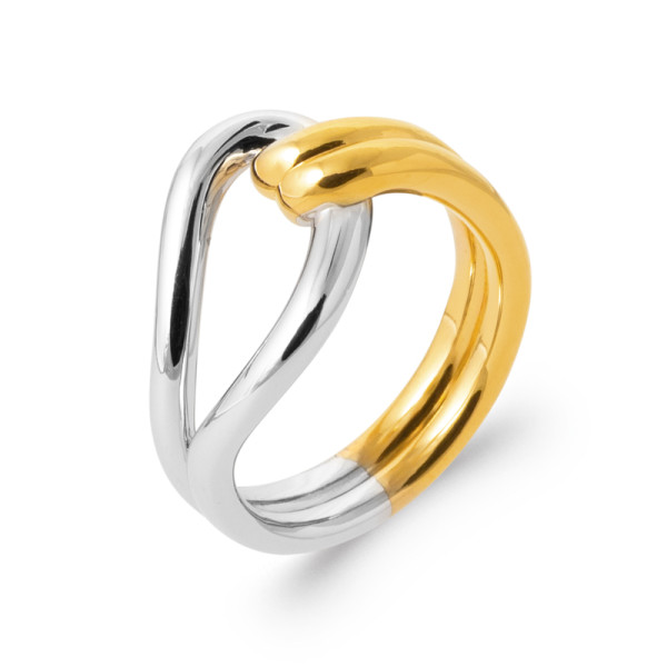 Bague plaqué Or 750 bic