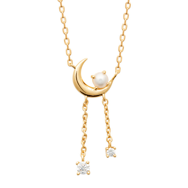 Collier plaqué Or 750 perle...