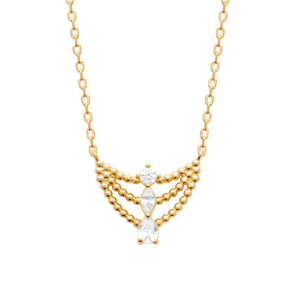 Collier plaqué Or 750...