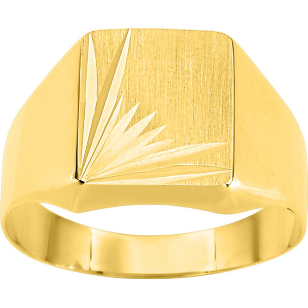 Chevalière Or Jaune 375