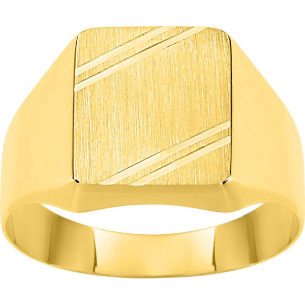 Chevalière Or Jaune 375