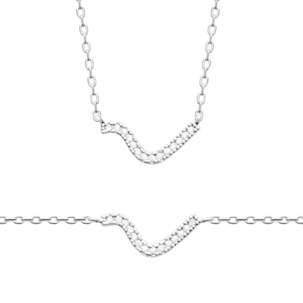 Collier argent 925 rhodié...