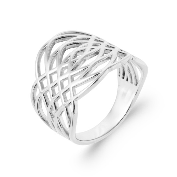 Bague argent 925 rhodié