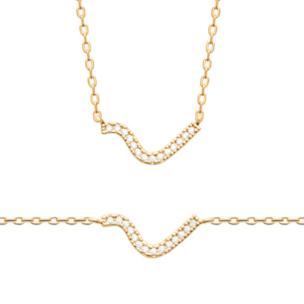 Collier plaqué Or 750...