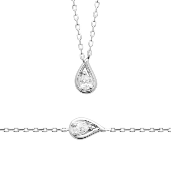 Collier argent 925 rhodié...