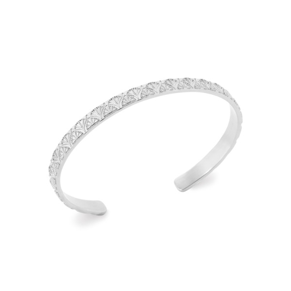 Jonc argent 925 rhodié