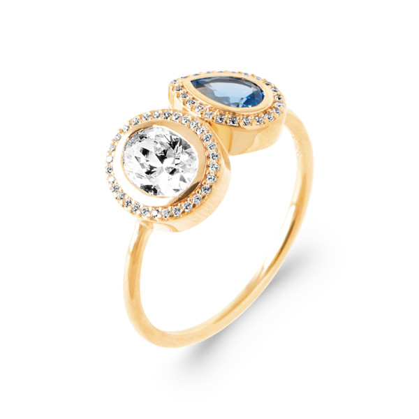 Bague plaqué Or 750...