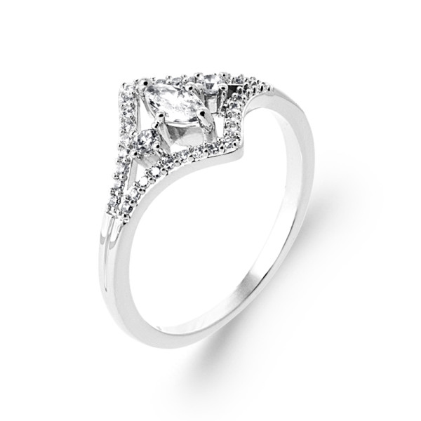 Bague argent 925 rhodié...